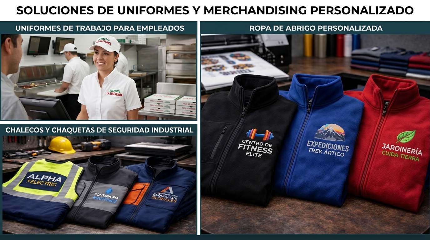 Ropa laboral bordada